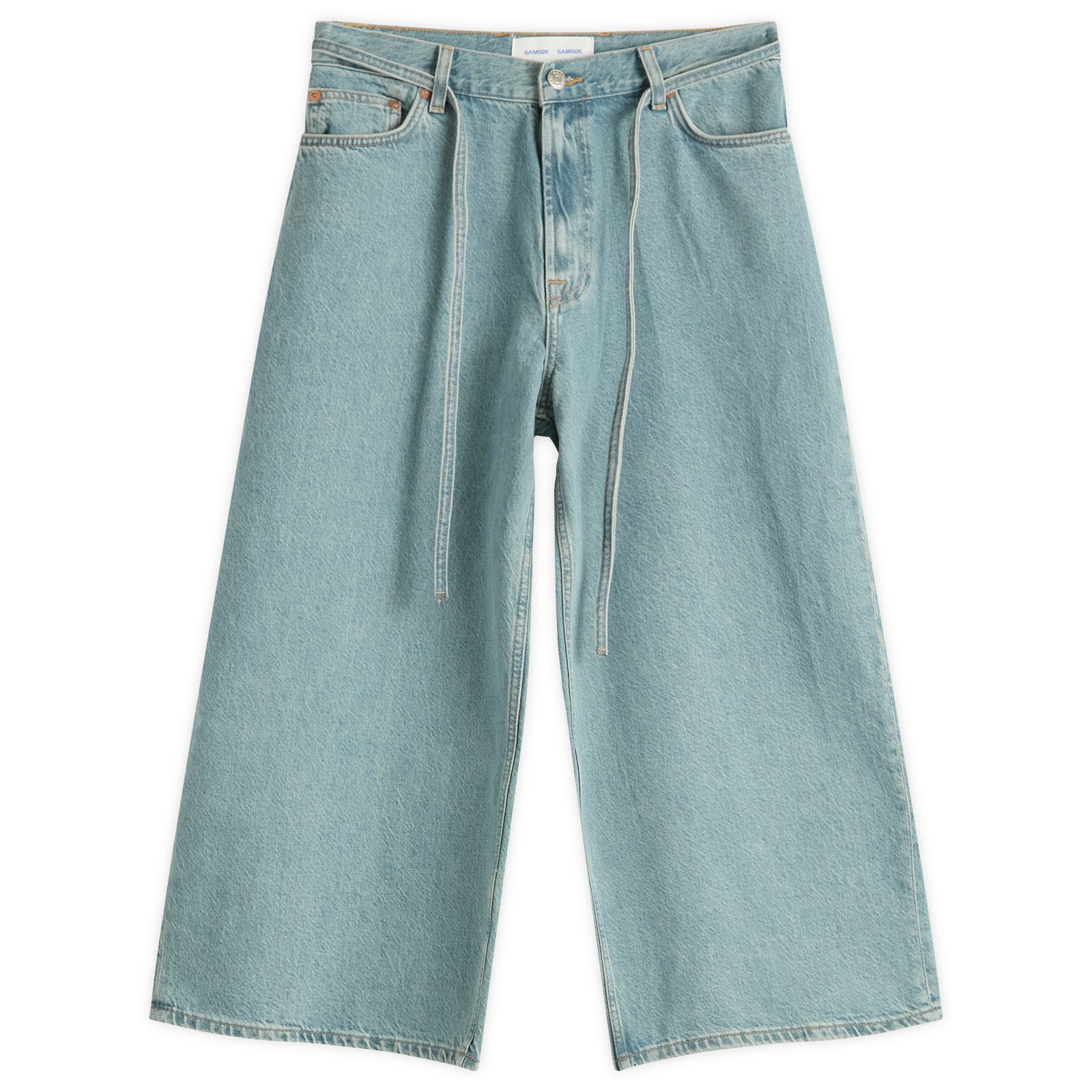 Samsøe Samsøe Women's Caribbean Blue Saharper Denim Culotte