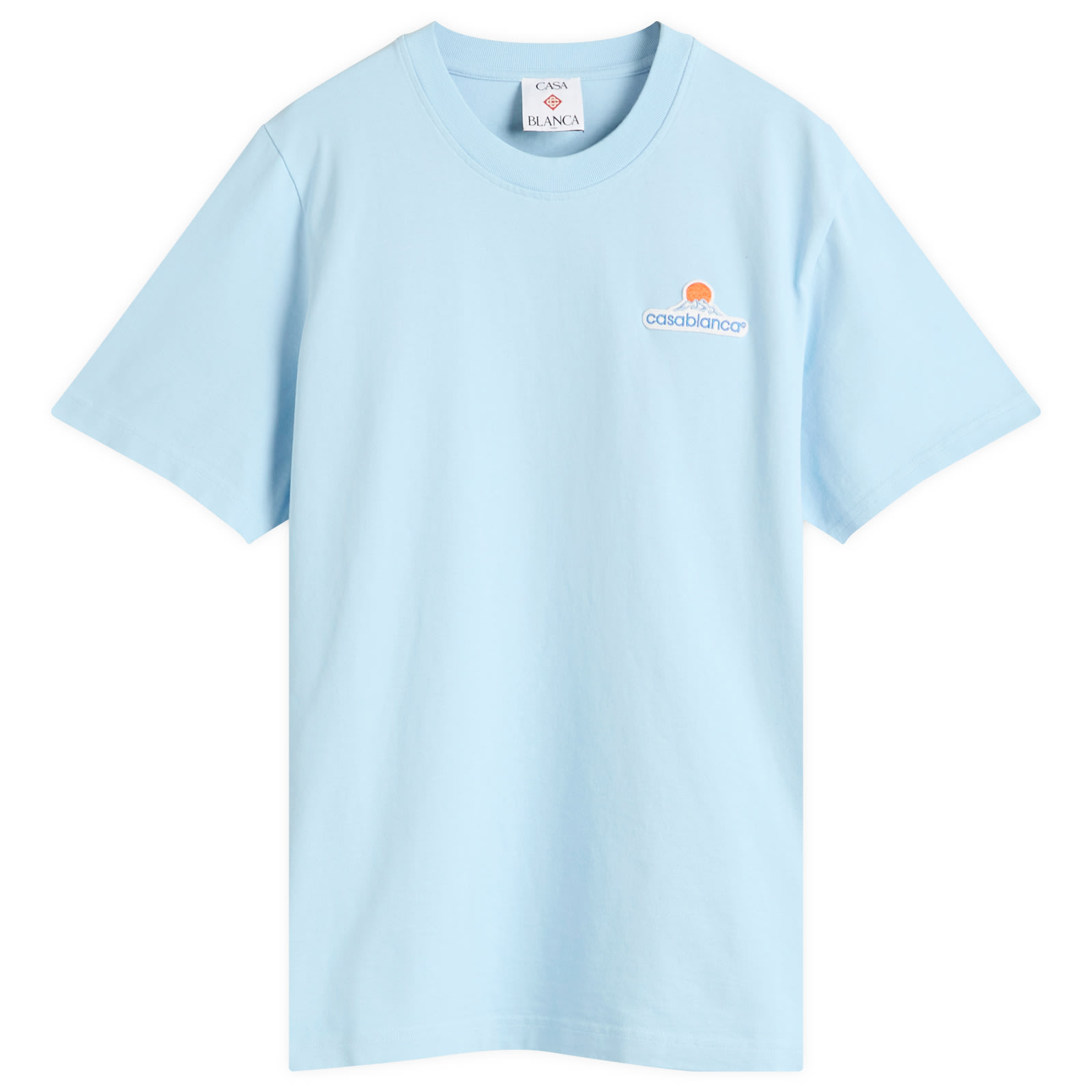 【関税込み】Casablanca ブルー Montagne パッチ Tシャツ Casablanca Montagne Patch T-Shirt Blue | END. (SG)