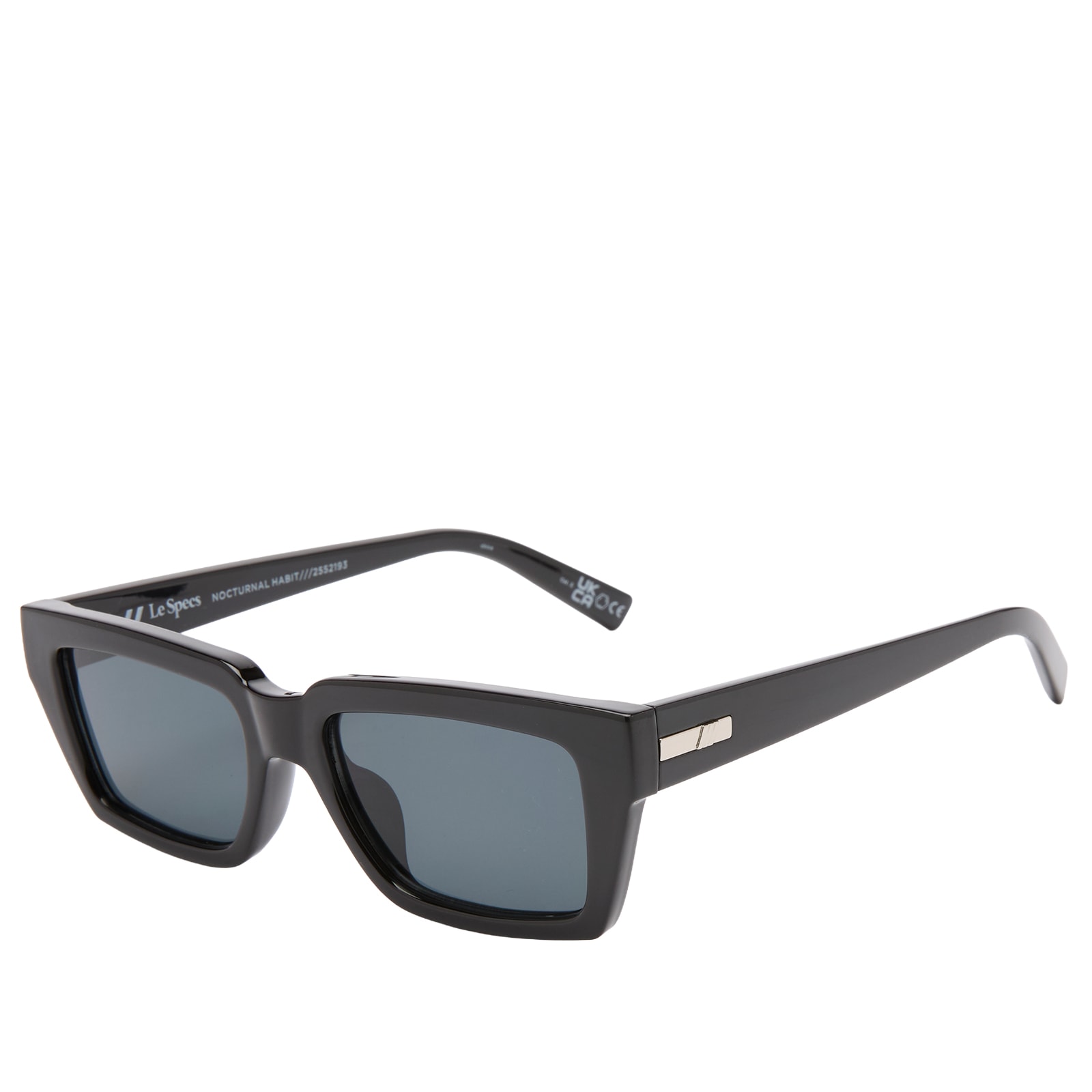 Le Specs Unisex Black/Smoke Mono Nocturnal Habit Sunglasses
