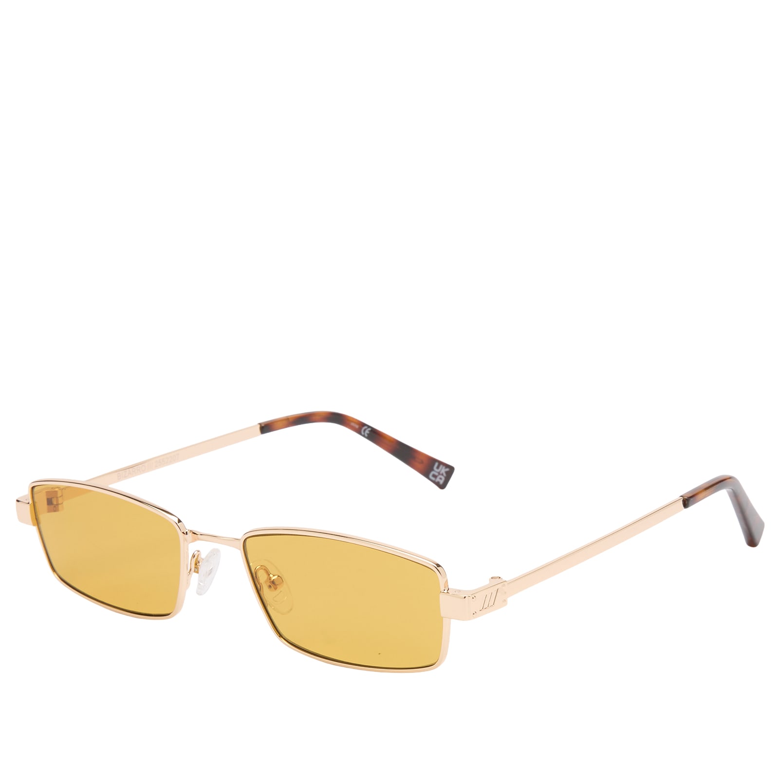 Le Specs Unisex Bright Gold/Ochre Mono Bizarro Sunglasses