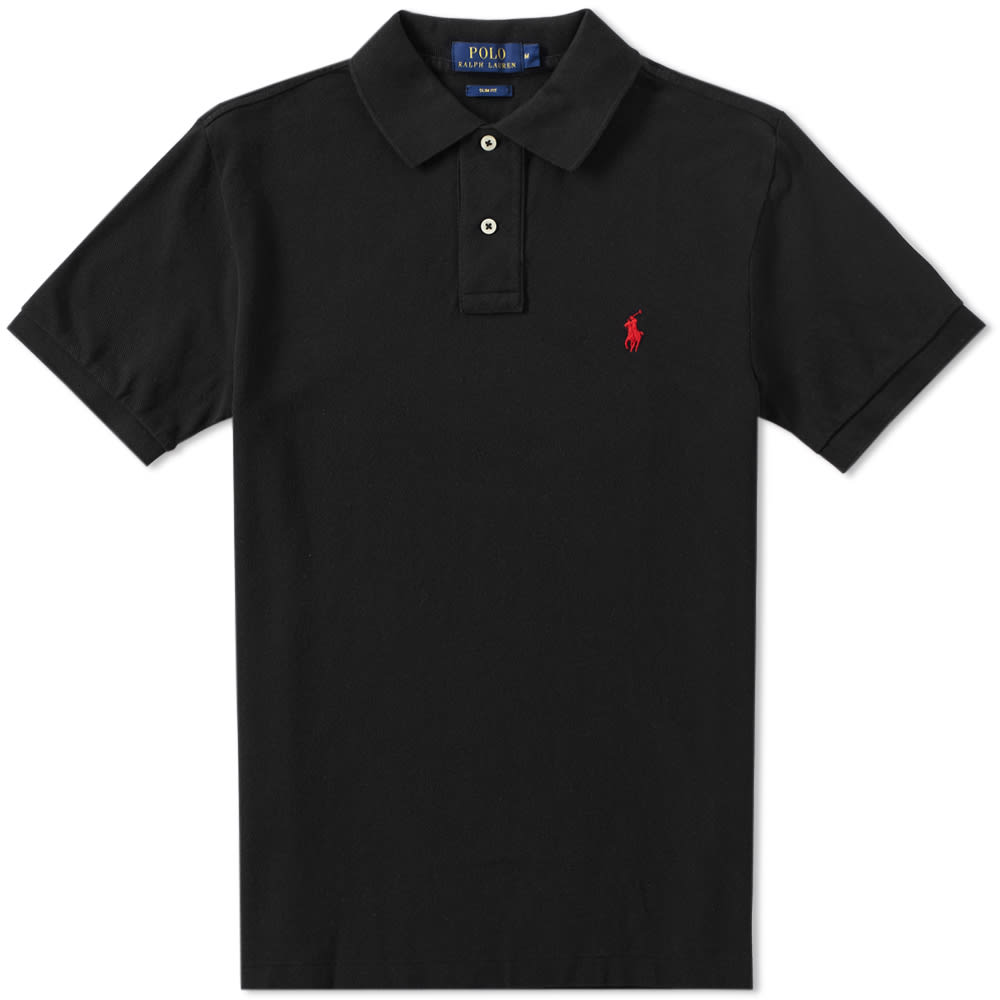 Polo Ralph Lauren Slim Fit Polo Black | END. (UK)