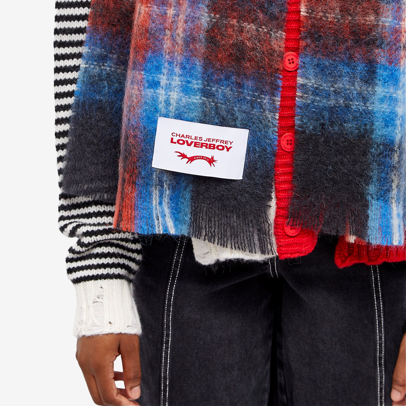 Charles Jeffrey LOVERBOY MOHAIR SCARF
