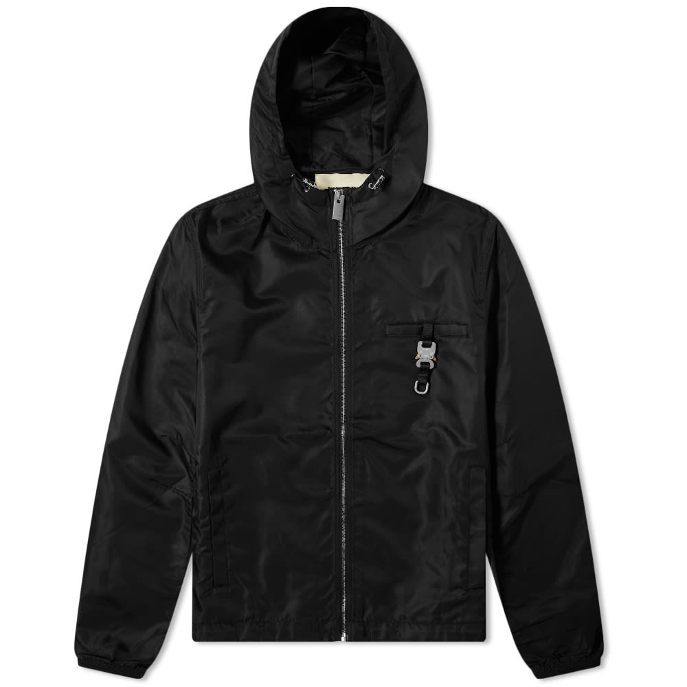 ★人気★【1017 ALYX 9SM】★NYLON WINDBREAKER ZIPUP HOODI.E★ 1017 ALYX 9SM Nylon Windbreaker Black | END. (US)