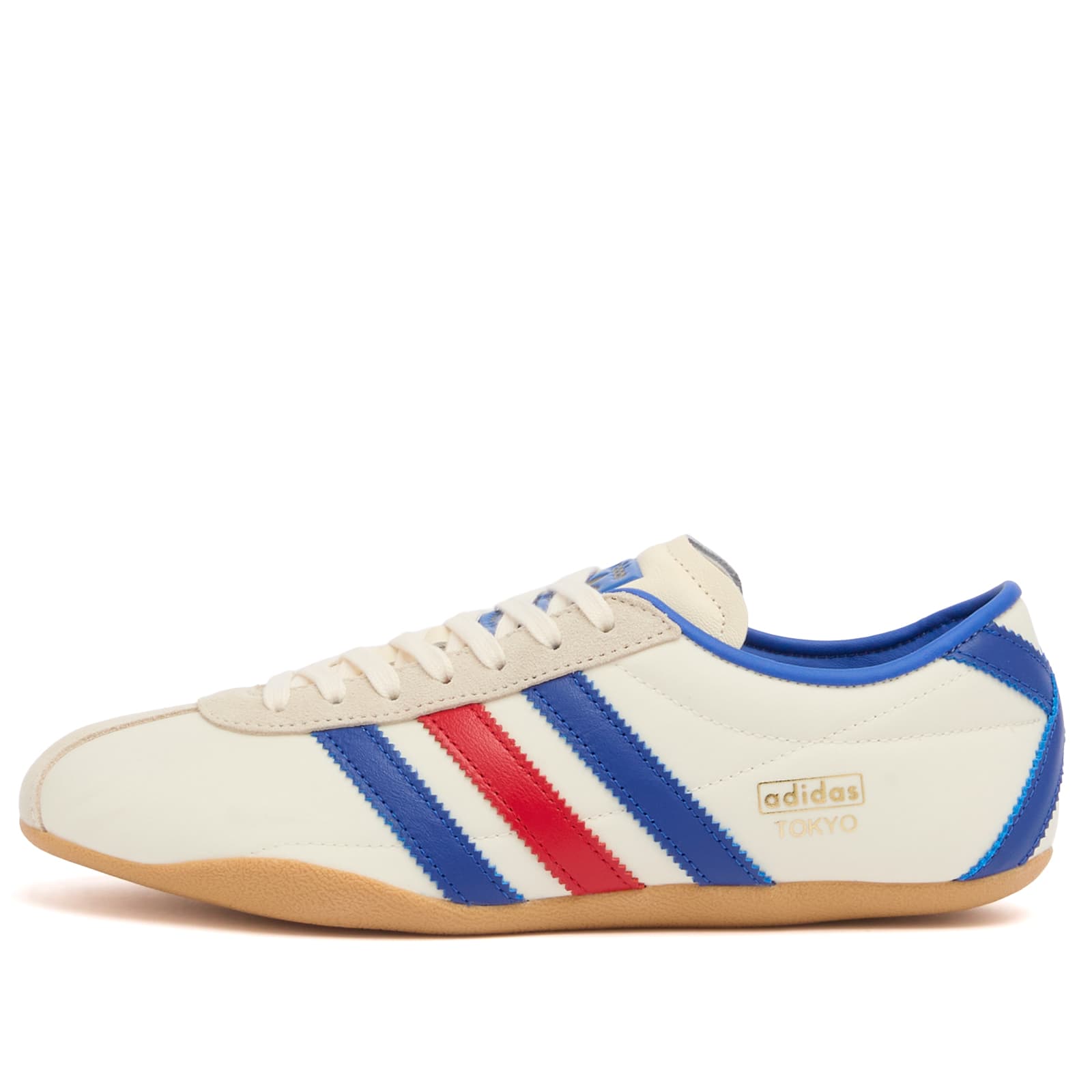 Adidas Unisex Cream/Blue/Gum Tokyo Sneaker