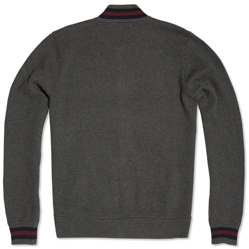 Fred Perry Knitted Bomber Jacket 