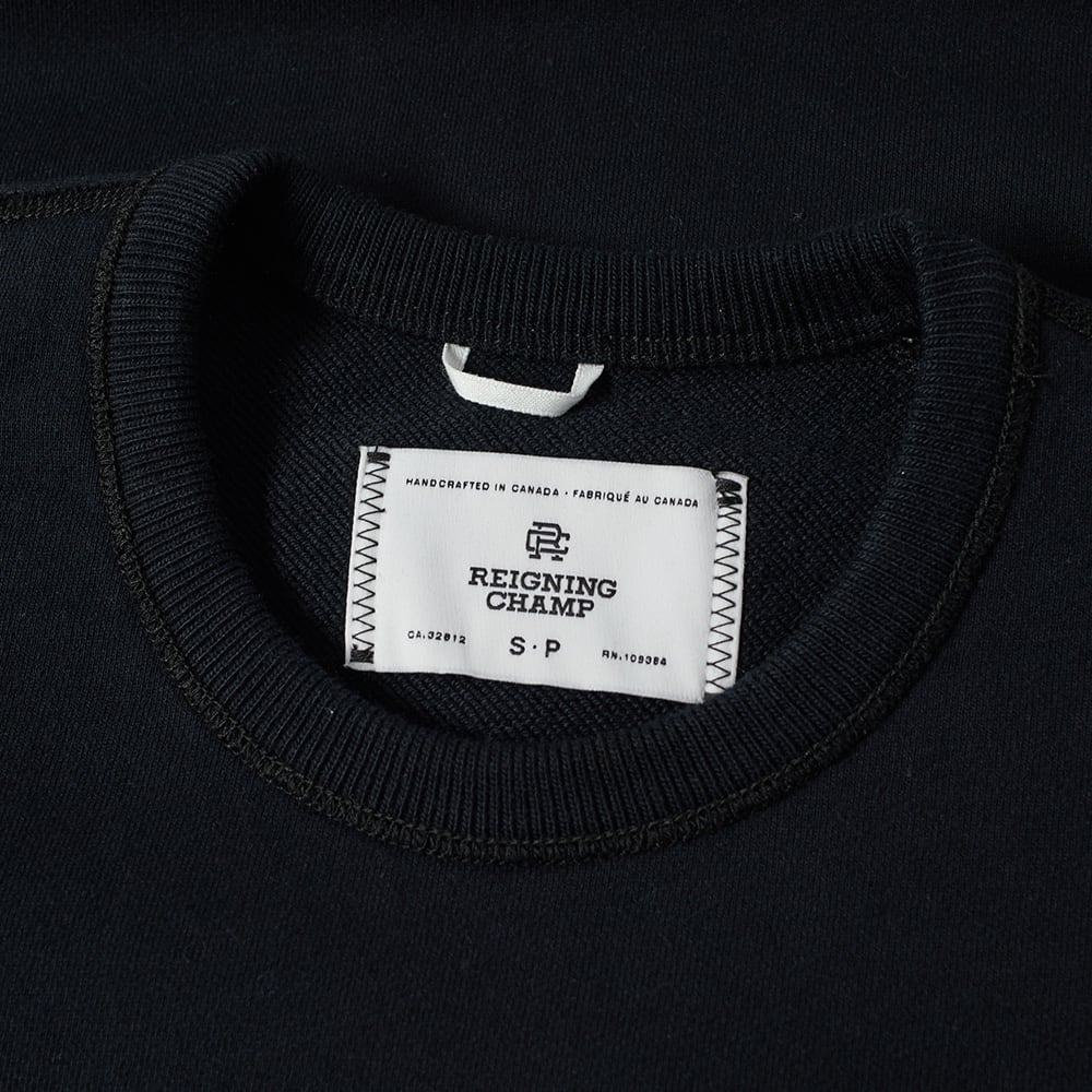 Reigning Champ Core Crew Sweat Black | END. (US)