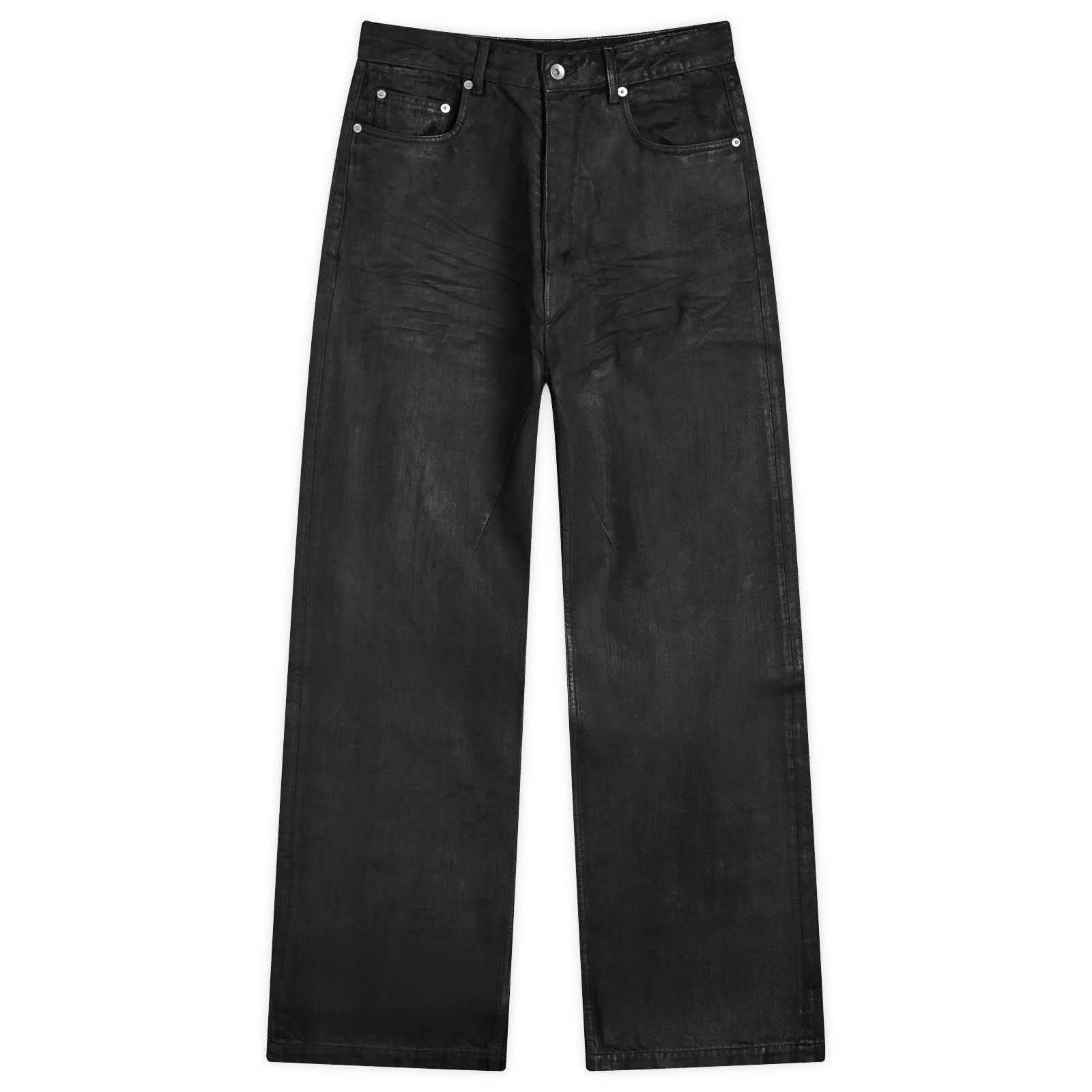 Rick Owens DRKSHDW Geth Coated Jeans Black Wax | END. (US)