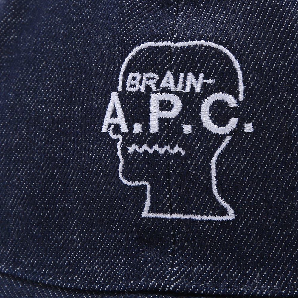 A.P.C. x Brain Dead Bob Denim Bucket Hat Washed Indigo | END.