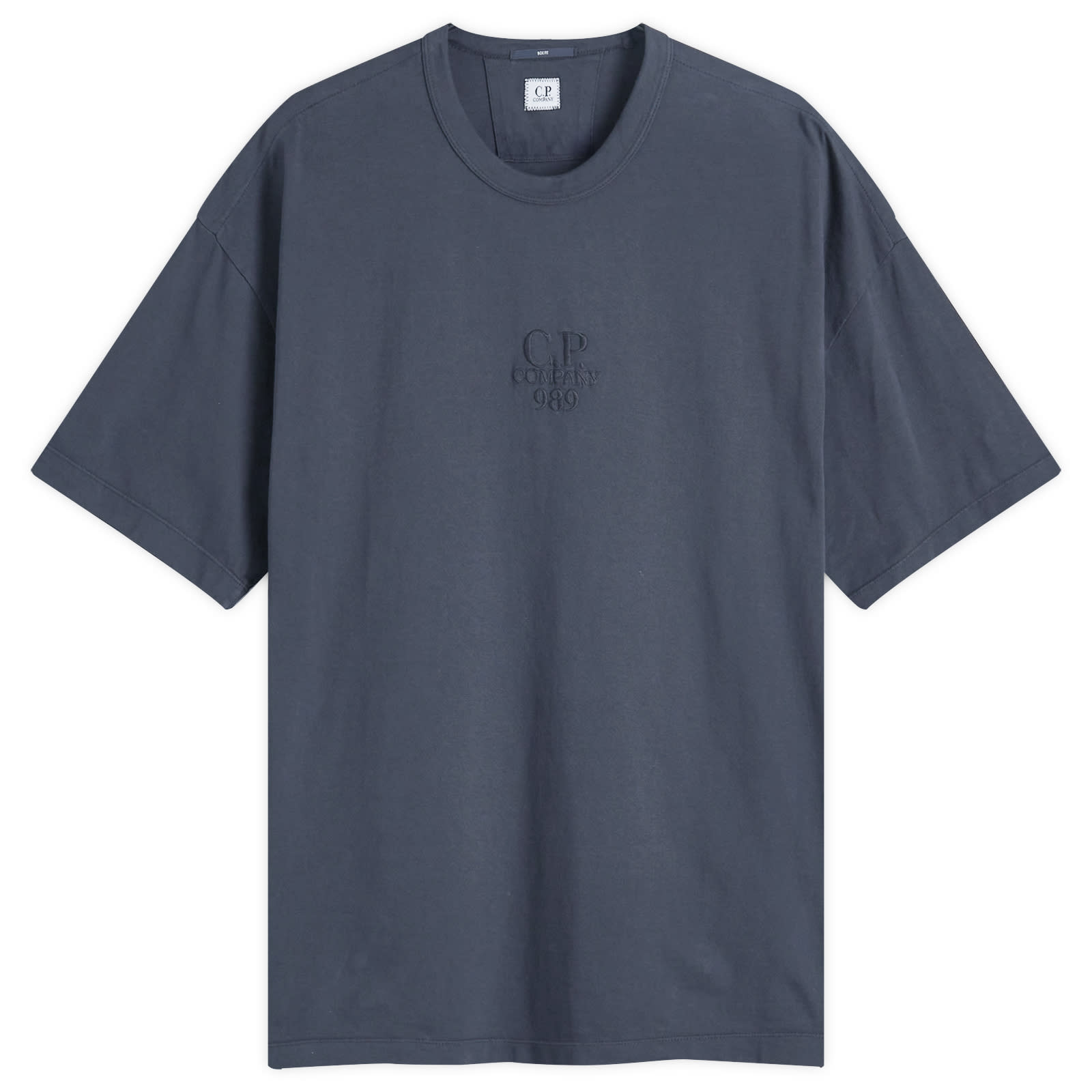 CP COMPANY｜ (20/1 Jersey Short Sleeve T-Shirts (18CMTS2 C.P. COMPANY 20/1 JERSEY BOXY LOGO T-SHIRT GAUZE WHITE White