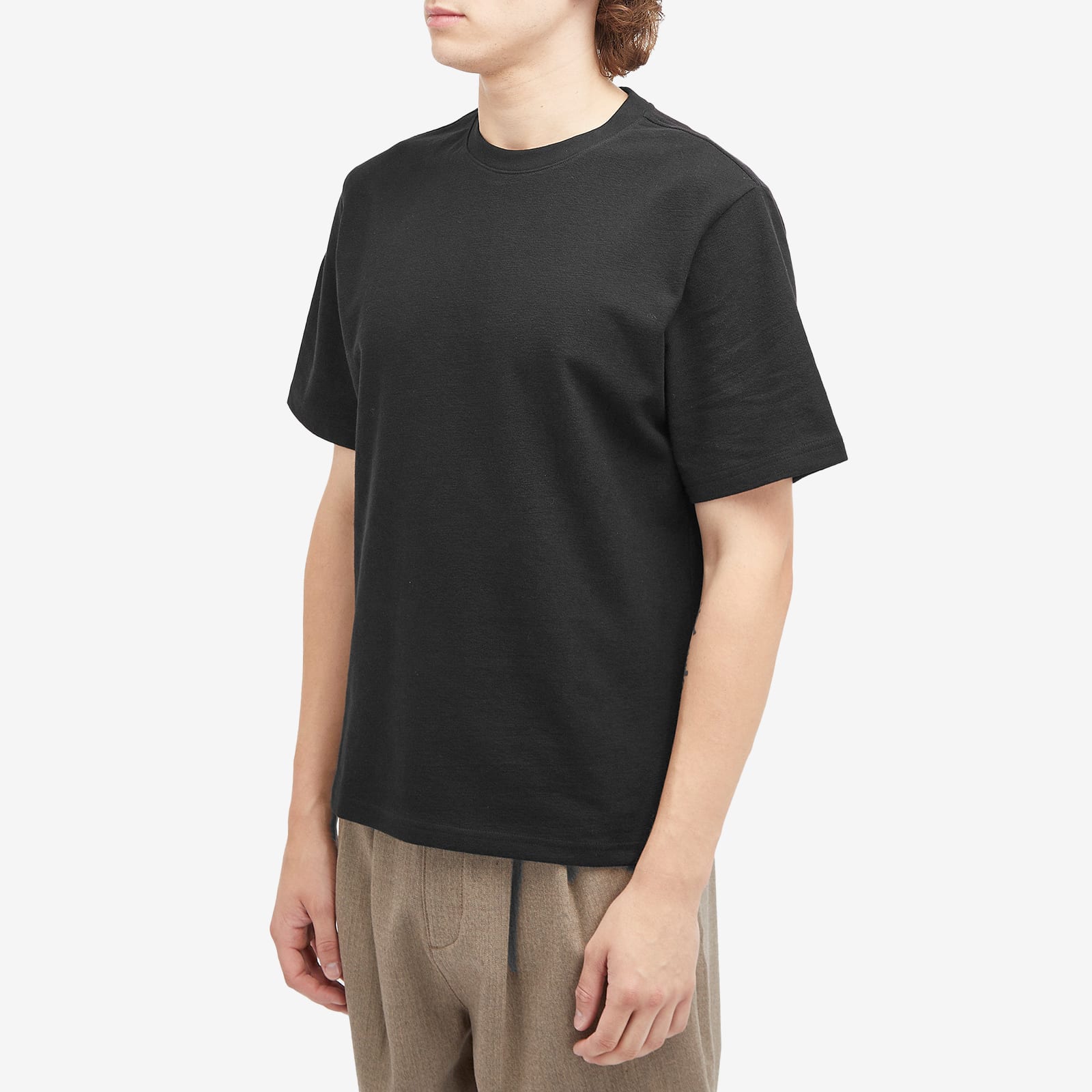 『Wax London』 ディーン T シャツ WI00-TEE-DEA-APF Wax London Men's Dean T-Shirt Black - Curated Menswear