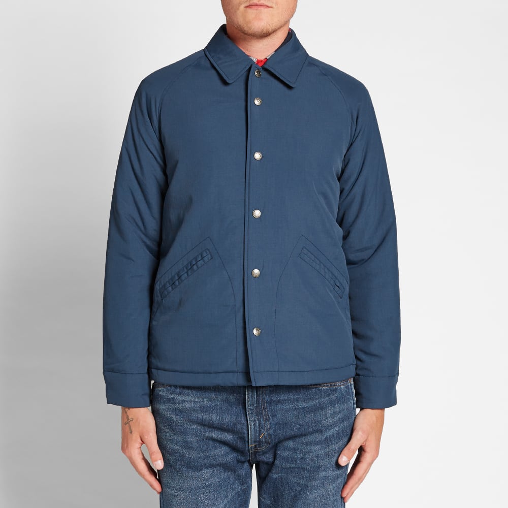 Indigo ripstop coach jacket Clearance