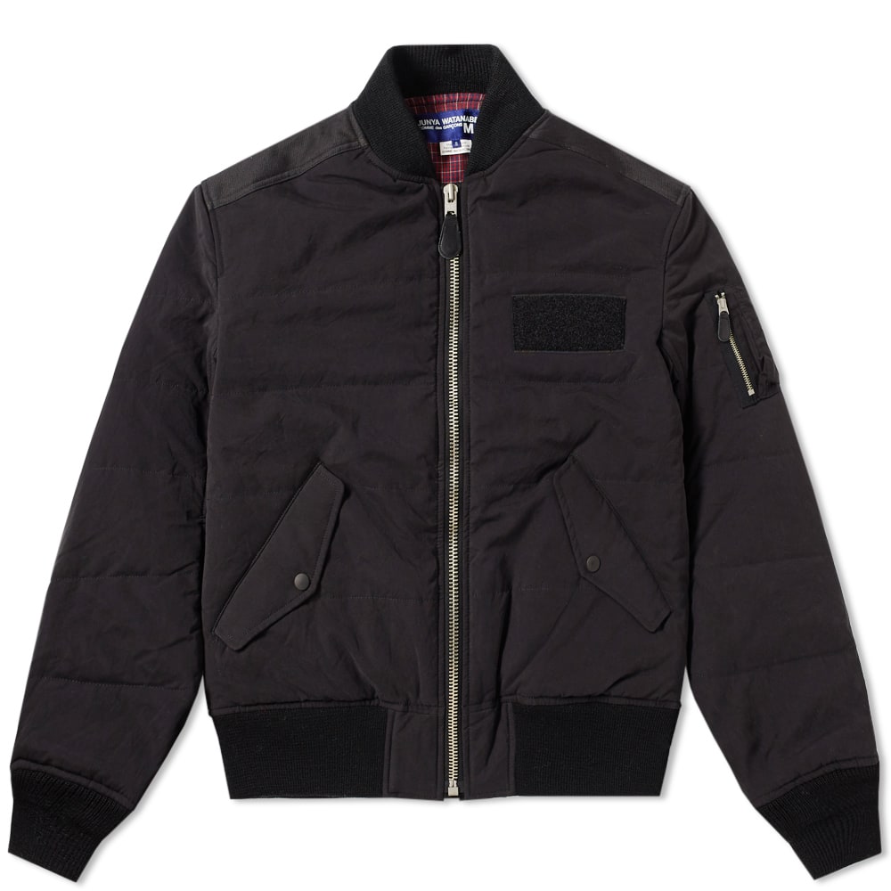 Junya Watanabe MAN MA-1 Flight Jacket Black | END.