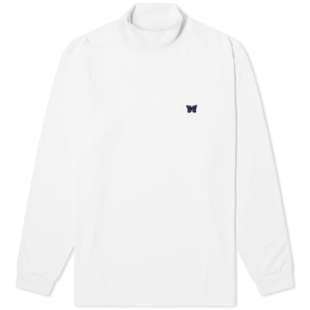 【Needles】High Neck Tee ハイネック 無地シャツ ロゴ すぐ届く CLEL】TR Punch Loose High Neck Cut Sew / TRポンチ ルーズ