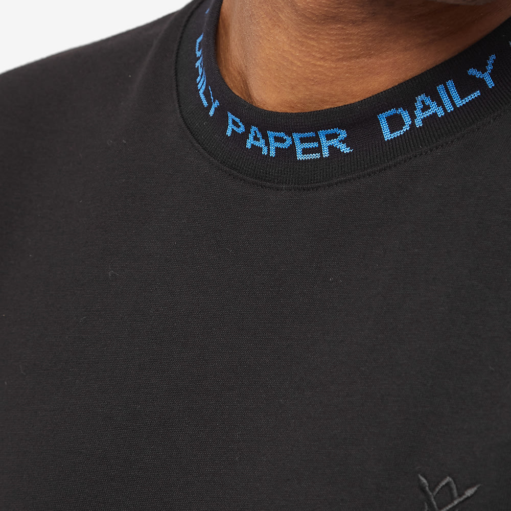 Daily Paper Erib Collar Tee Black | END. (CN)