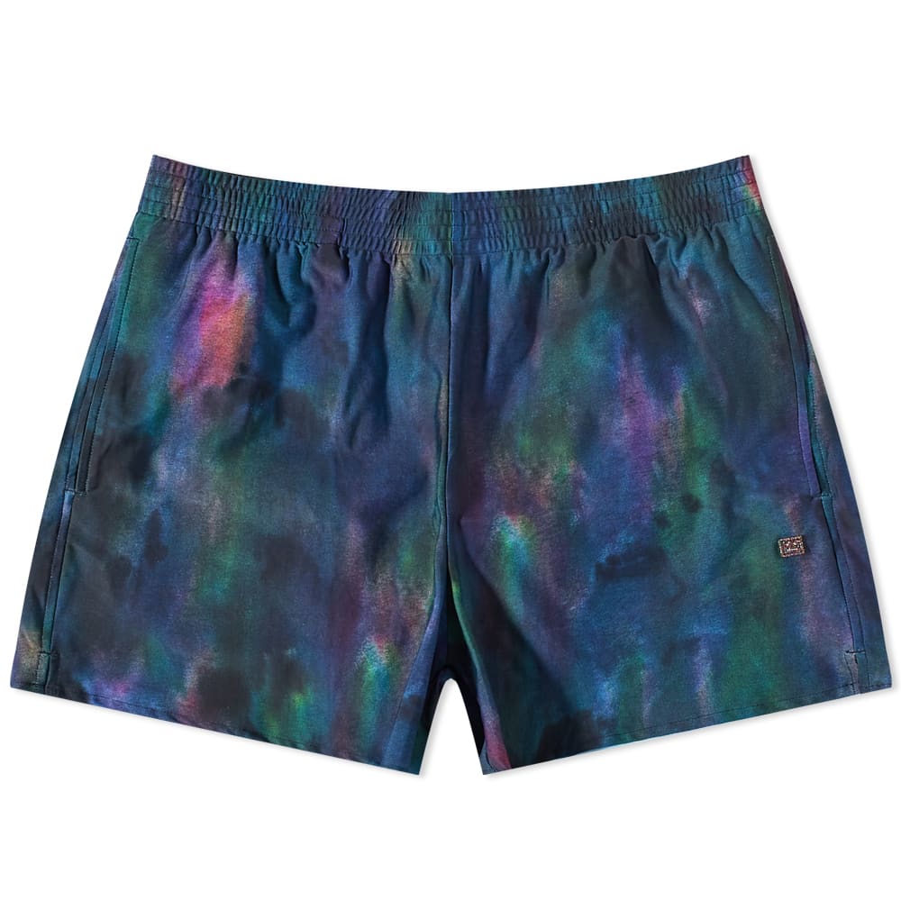 Acne Studios Wigel Cloud Face Swim Shorts Emerald Green END.