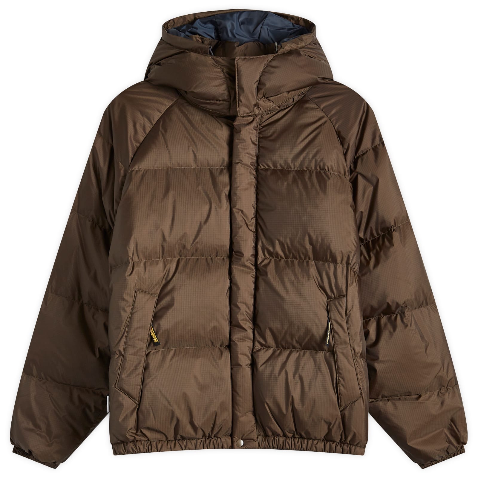 Thisisneverthat Washed Down Puffer Jacket, Blue - Curated