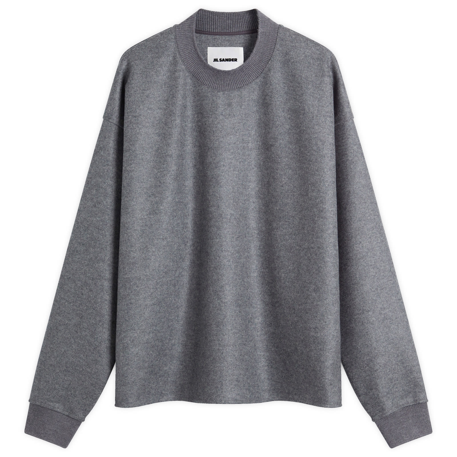 【在庫あり】 Sander Jil Melton (US) END. | Grey Ash Sweat Crew Wool トップス