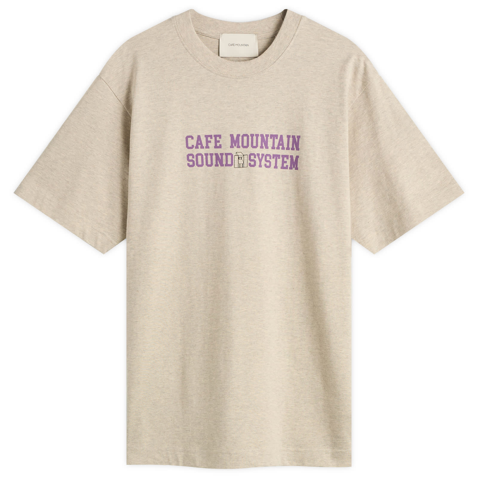 Café Mountain Men’s Soundsystem T-Shirt Vintage Heather And Lupin