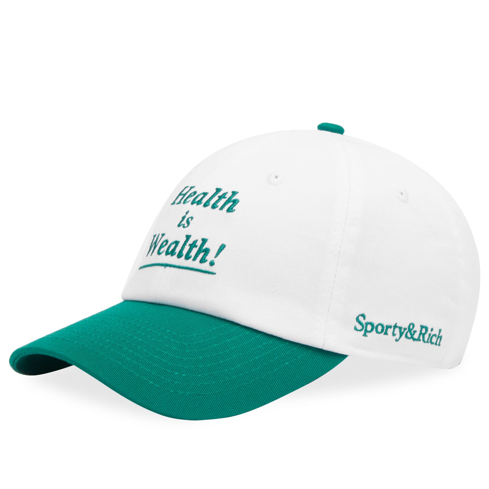 【Sporty&Rich】HEALTH キャップ Health is Wealth Hat - White/Navy/Fire Red – Sporty & Rich