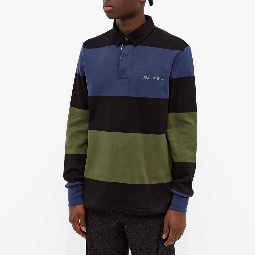 Aimé Leon Dore Classic Rugby Shirt Cedar Multi END. (US)