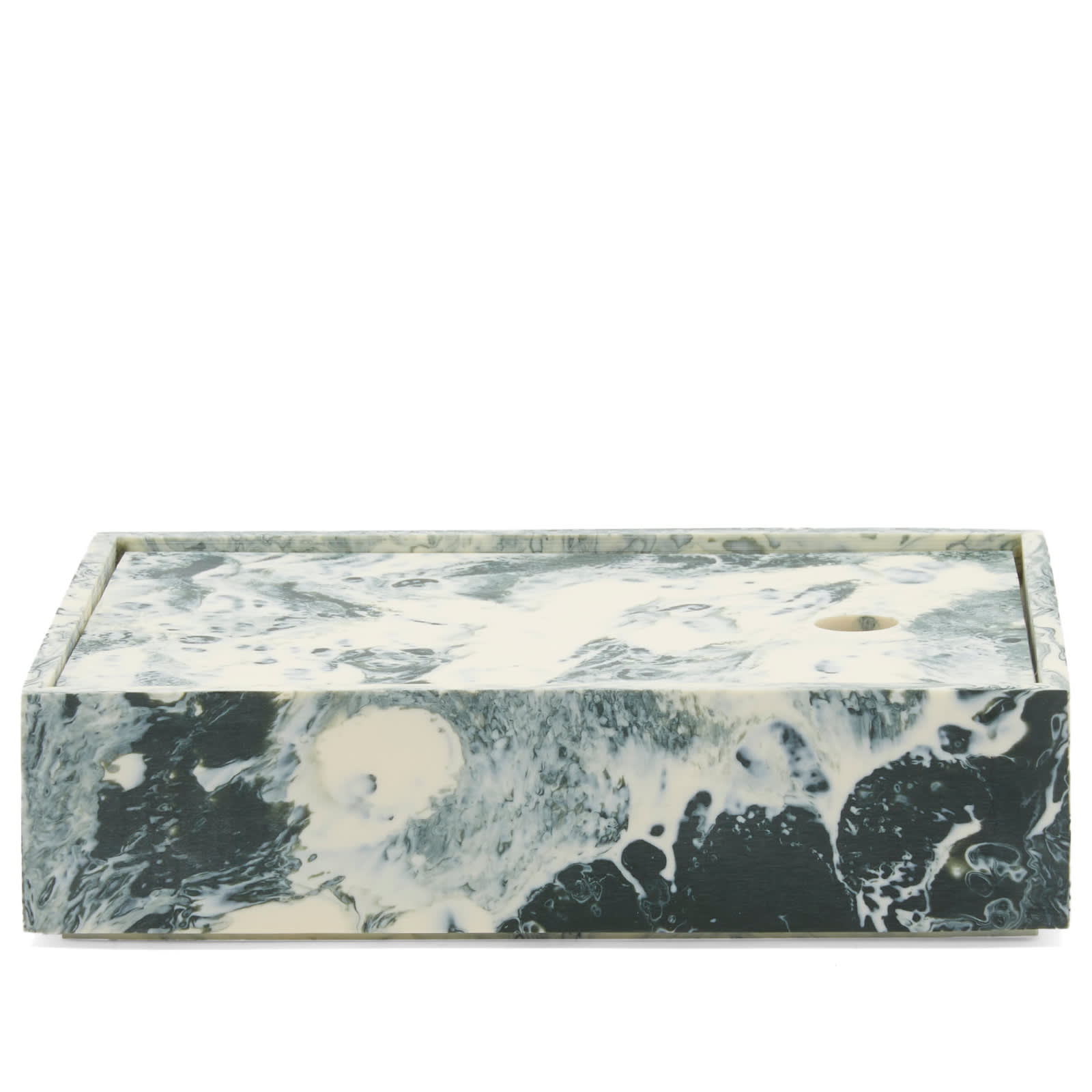 Ferm Living Unisex Emerald/Off-White Mist Box - 15X20cm
