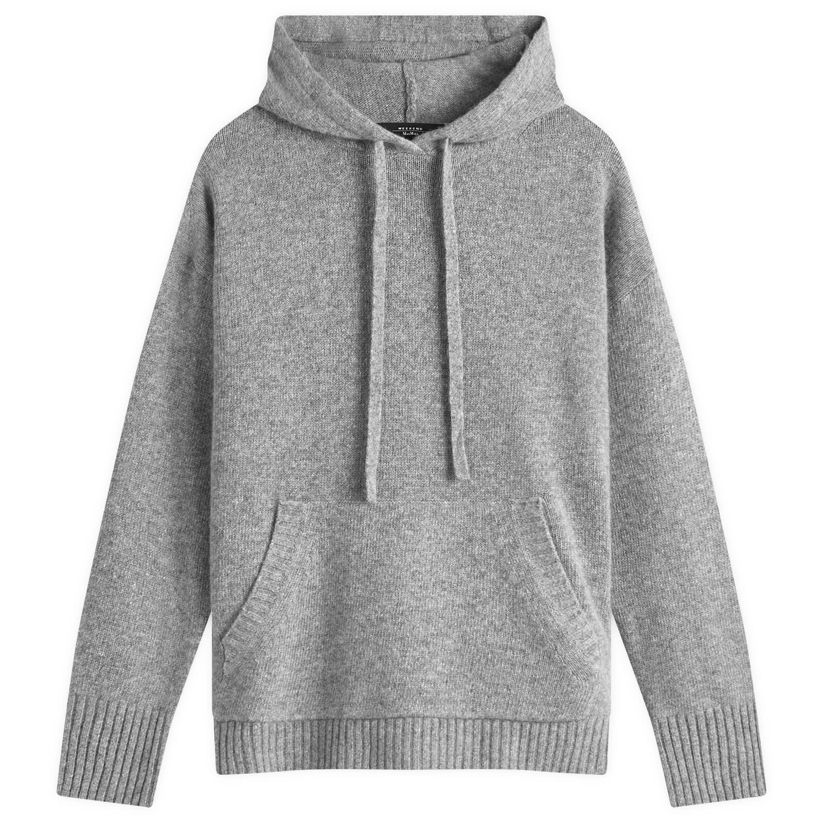 Weekend by Max Mara Scenico Knitted Hoodie Medium Grey | END. (JP)