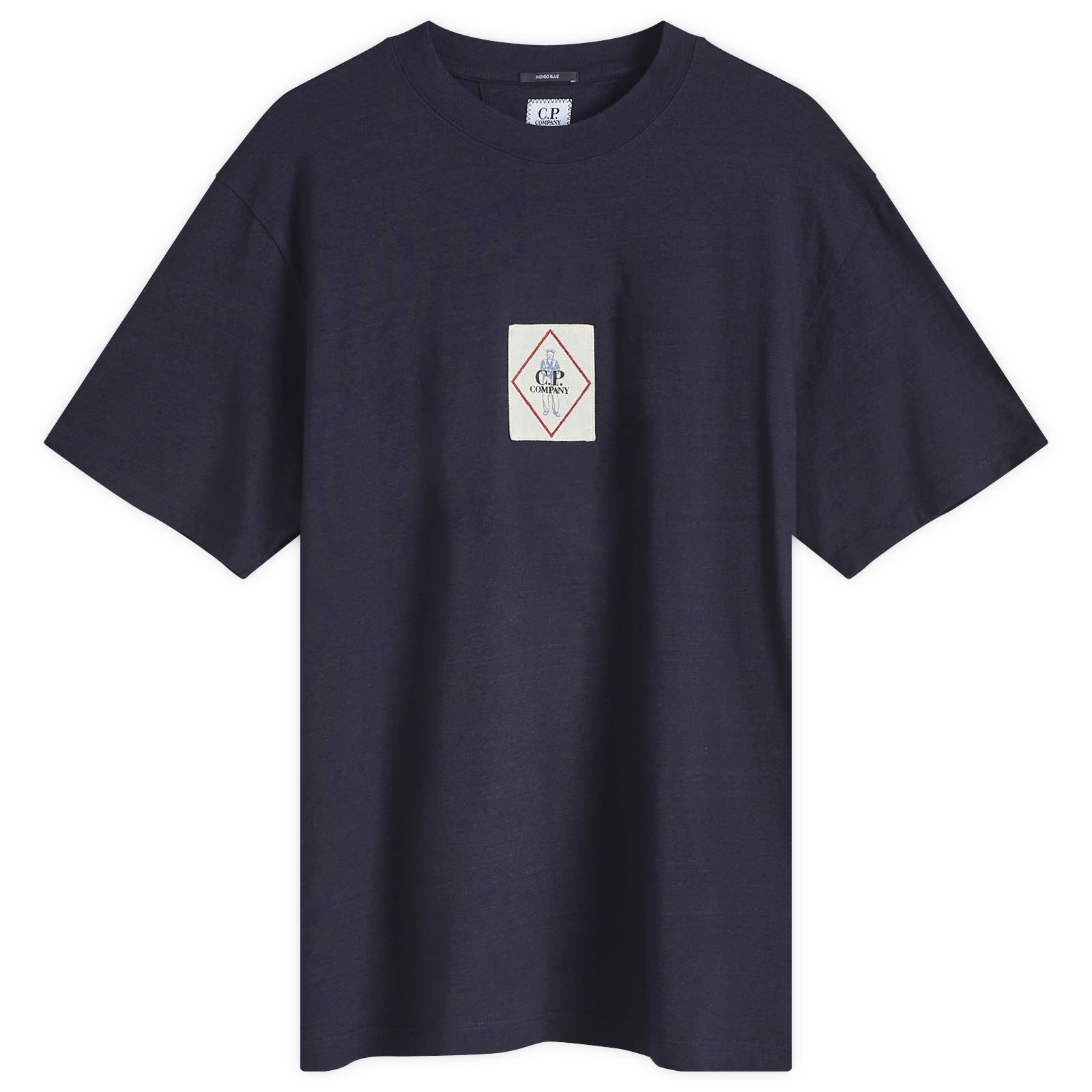 C.P. Company Indigo Logo T-Shirt Denim | END. (GB)