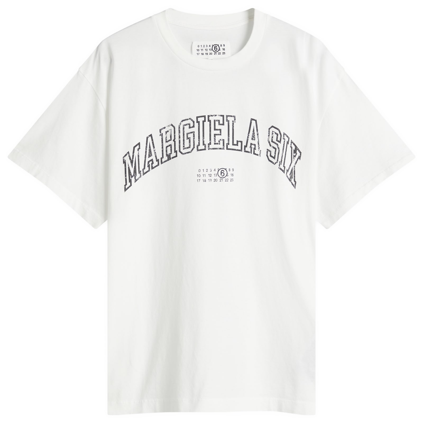 MM6 Maison Margiela 正規品関税込み SH0GC0046 S24312 101 MM6 Maison Margiela Six Print T-Shirt Off White | END. (AR)