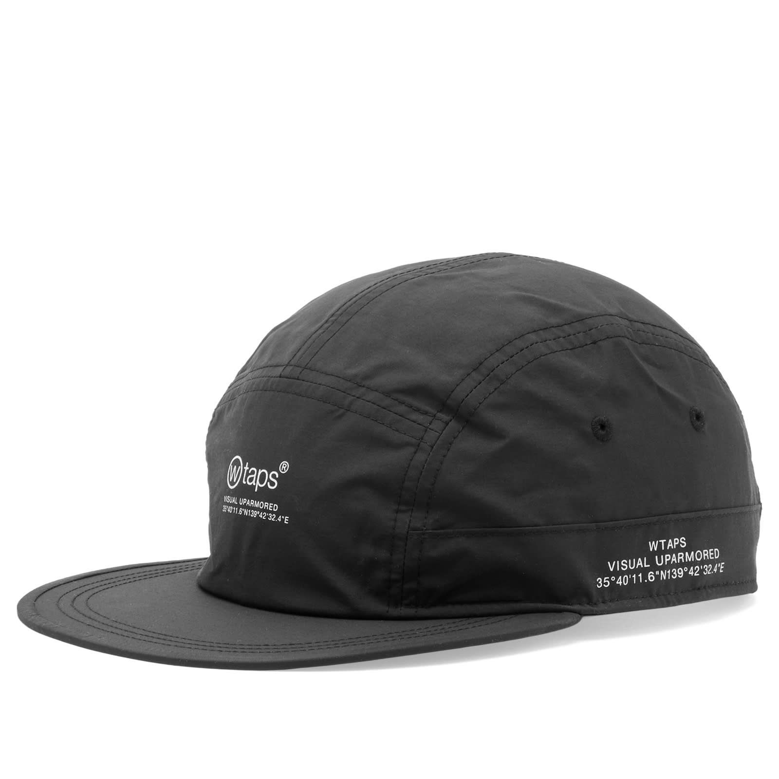 WTAPS Men’s T-7 Pertex 5 Panel Cap Black