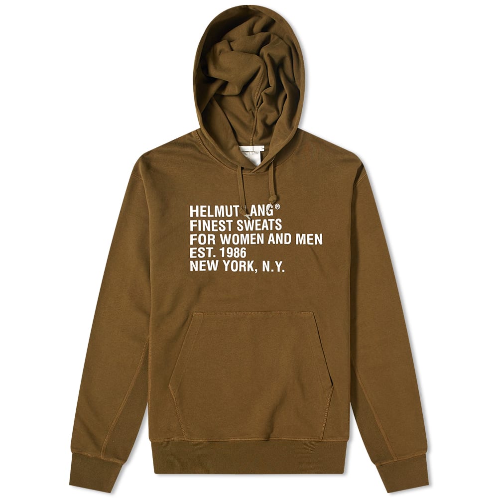 helmut lang green hoodie