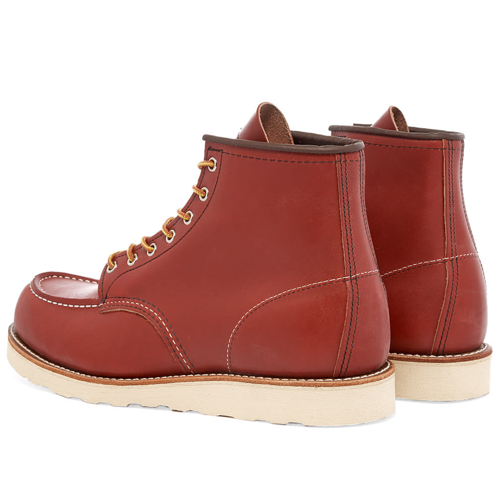 red wing moc toe oro russet