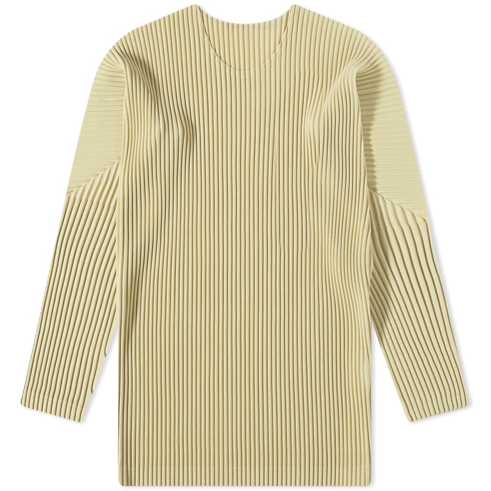 関税込★HOMME PLISSE ISSEY MIYAKE★OVERSIZED LONG SLEEVE T Homme Plissé Issey Miyake Oversized Long Sleeve Pleated Top