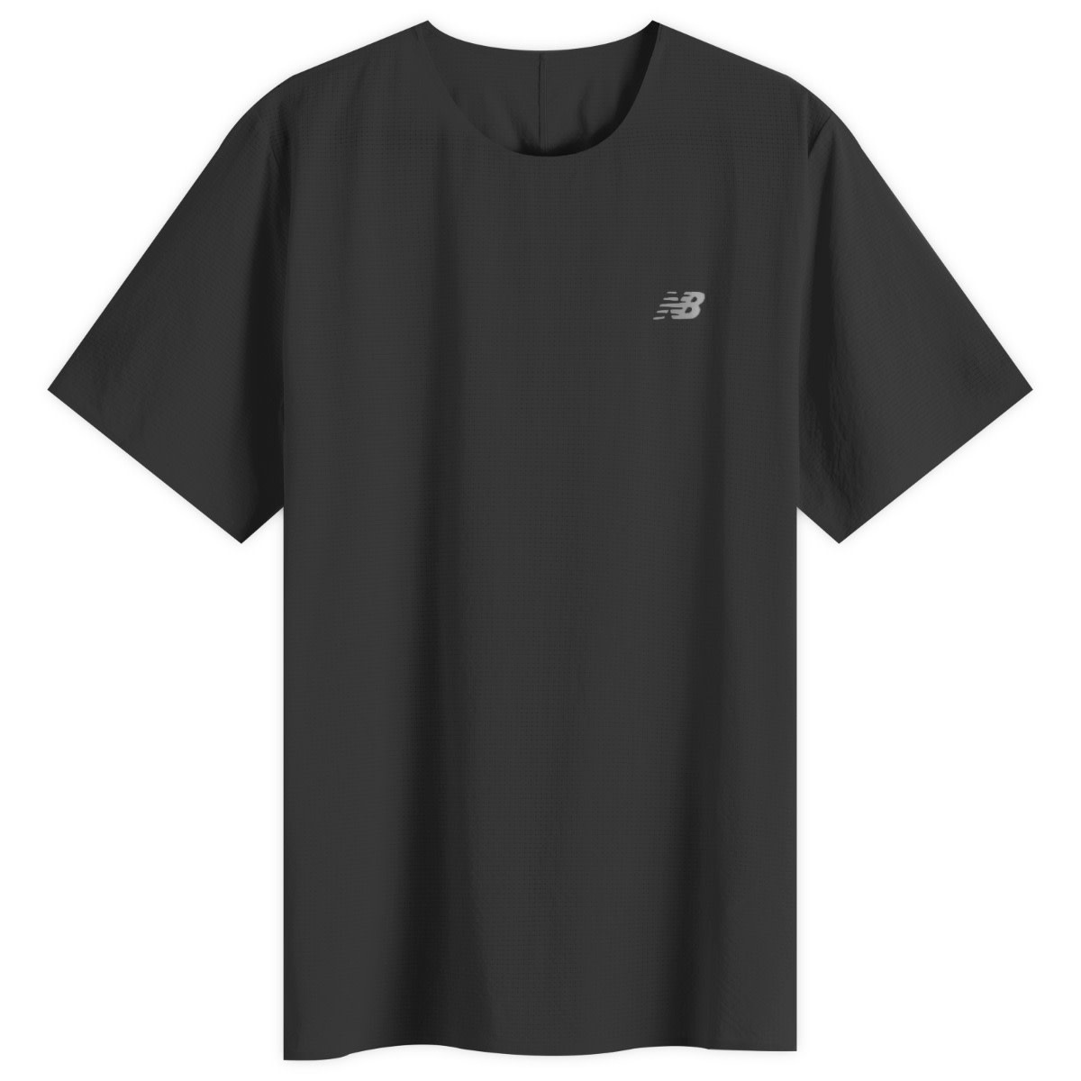 New Balance Running Unisex Black New Balance Race Day Ultra Light T-Shirt