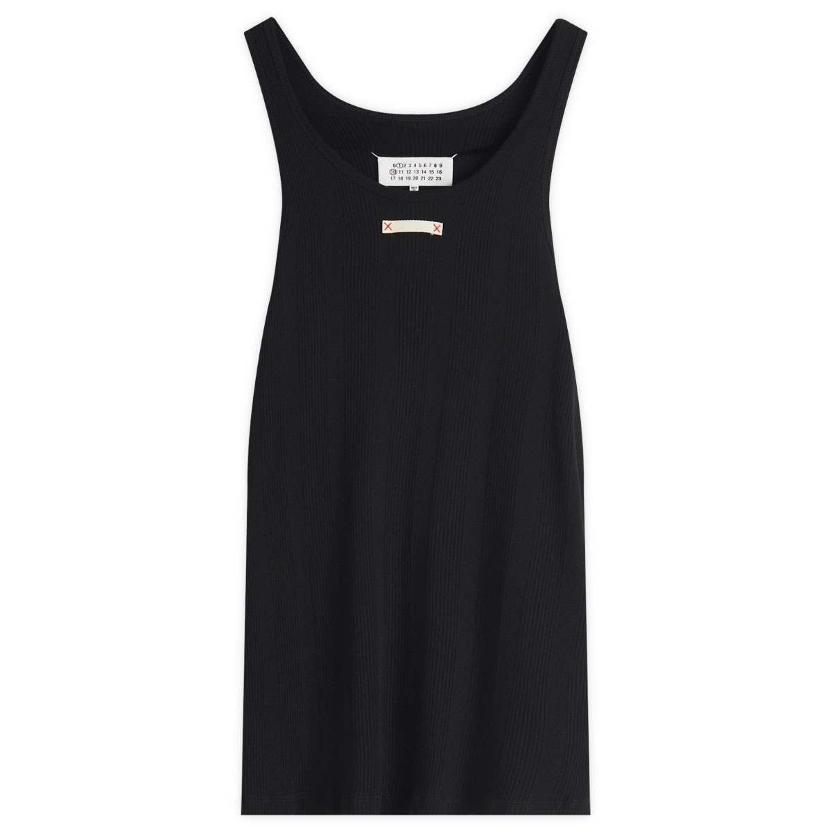 Maison Margiela Ribbed Tank Top Black | END. (AR)