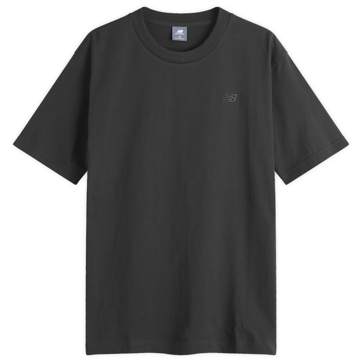 New Balance Men's Black Nb Athletics Cotton T-Shirt