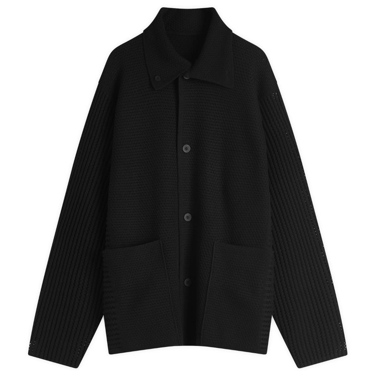 HOMME PLISSE ISSEI MIYAKE ニット イエローu0026ブラック