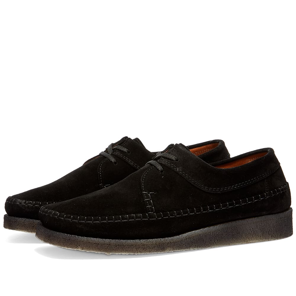 靴 Padmore & Barnes M387 WILLOW BLACK UK9 M387 Padmore & Barnes Willow – Black Suede – Padmore & Barnes