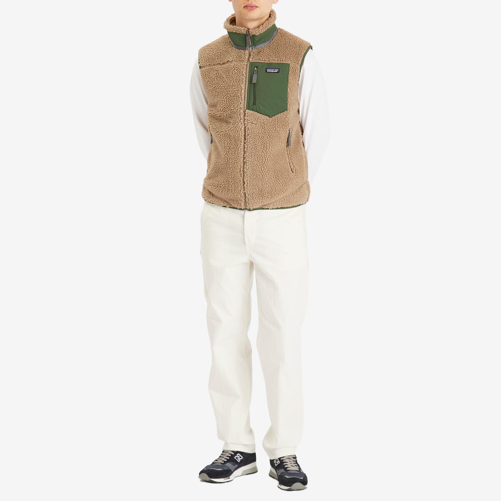 Patagonia Men's Classic Retro-X Fleece Vest Seabird Grey Curated