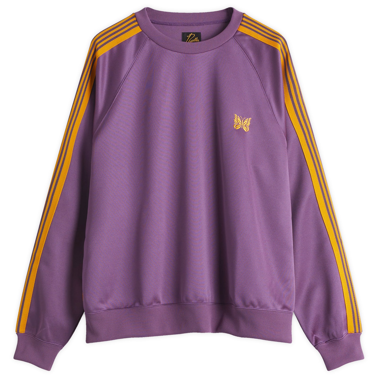 Needles Track Crew Neck Sweatshirt Purple | END. (US)