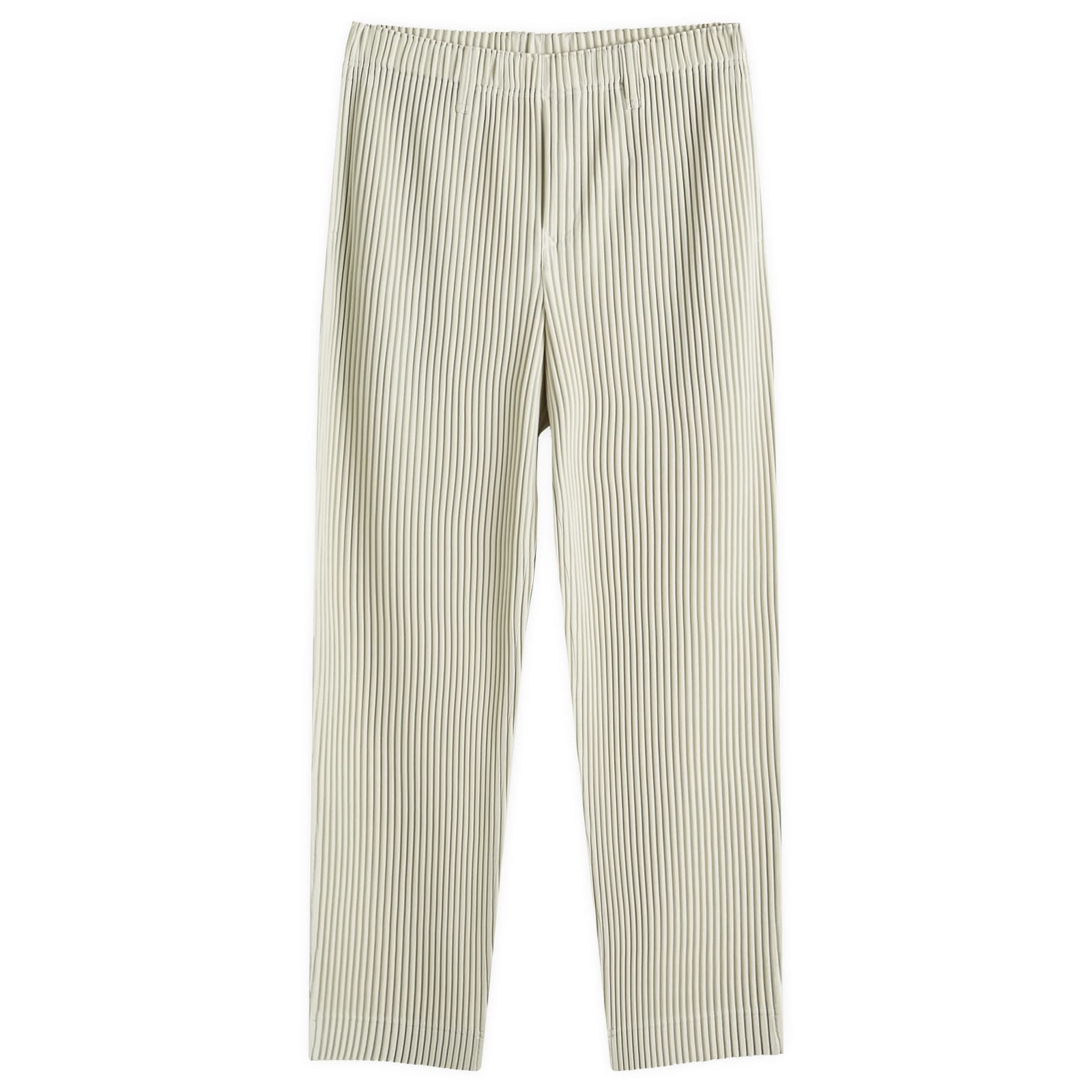 Homme Plissé Issey Miyake Pleated Straight Trousers Frosty