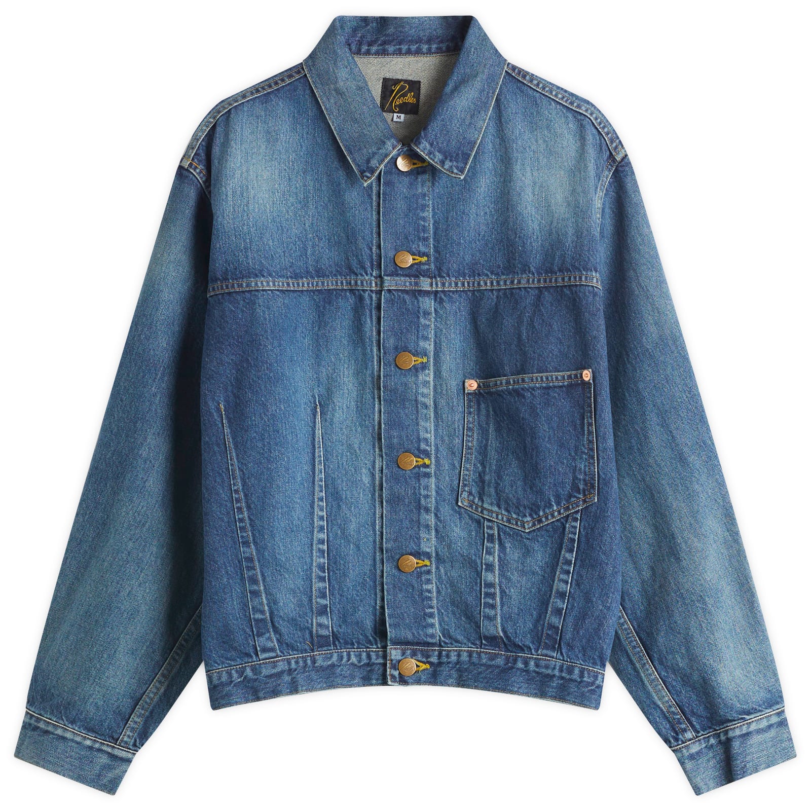 ジャケット・アウター uniform experiment WASHED DENIM JACKET Uniform Experiment Men's Washed Denim Jacket Indigo