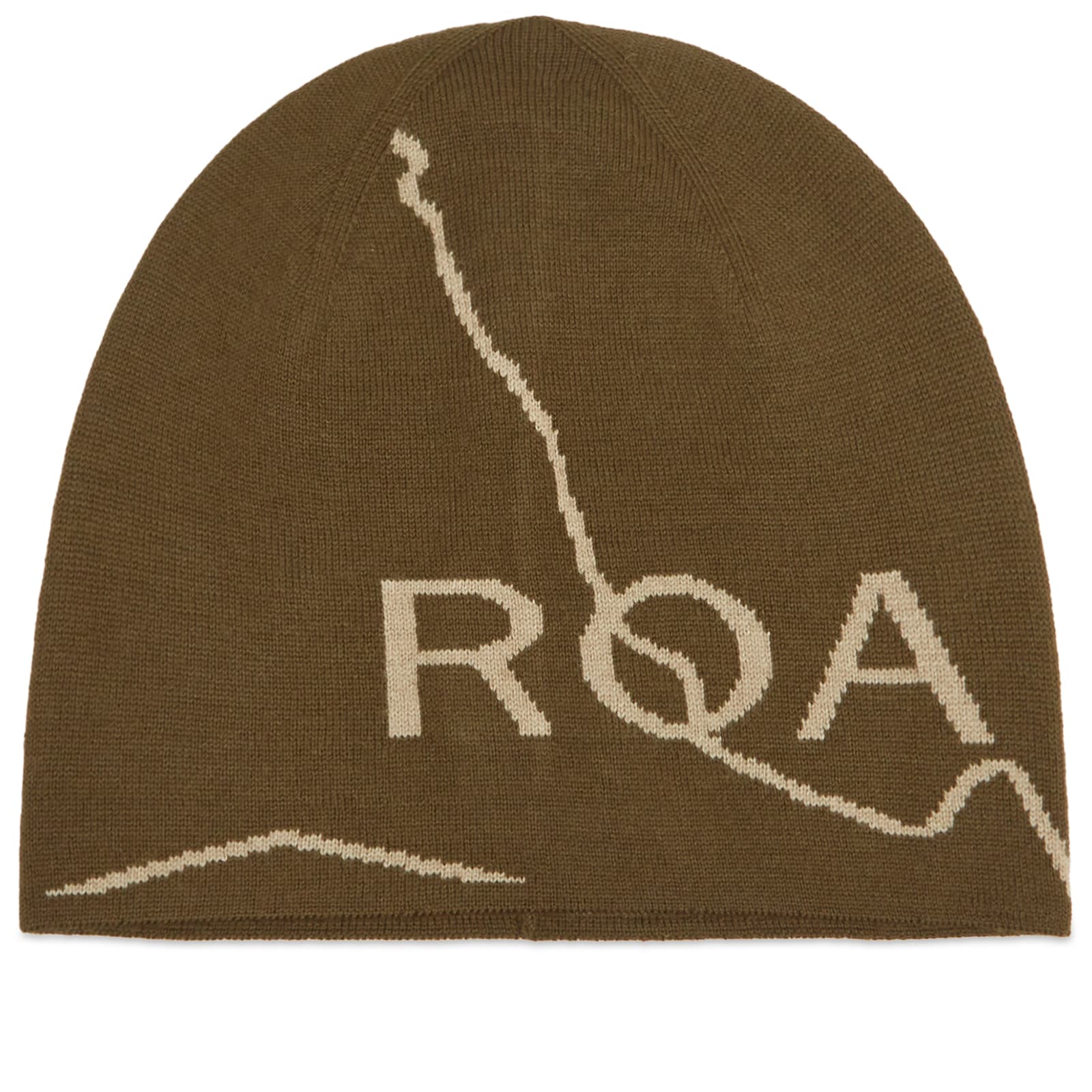 贅沢 ROA Logo (US) END. | Olive Dark Beanie 帽子