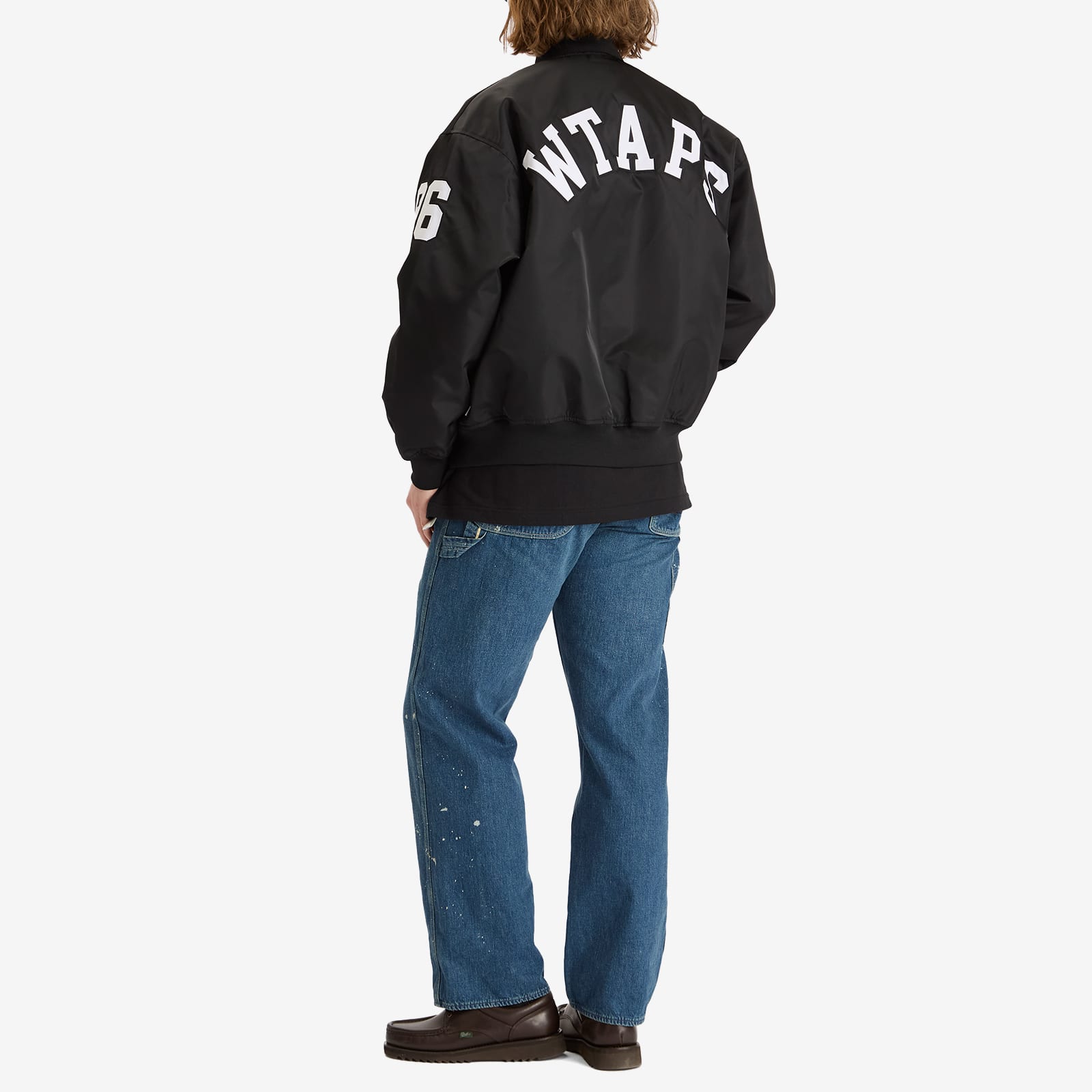 WTAPS Men's Team Stadium Jacket Black - Curated Menswear
