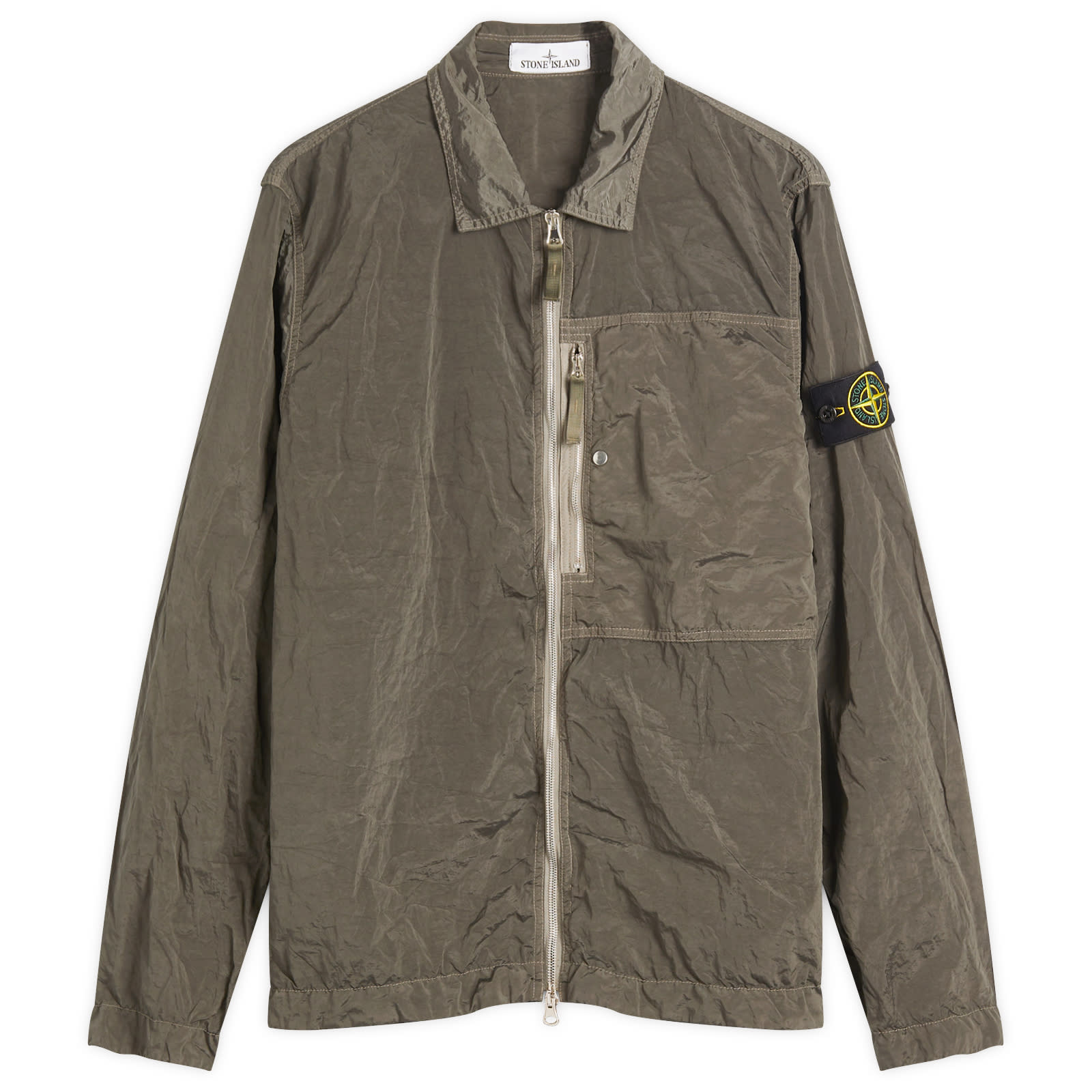 STONE  NYLON L ミリタリーシャツジャケット STONE NYLON L ミリタリーシャツジャケット L・I・J ストレッチ