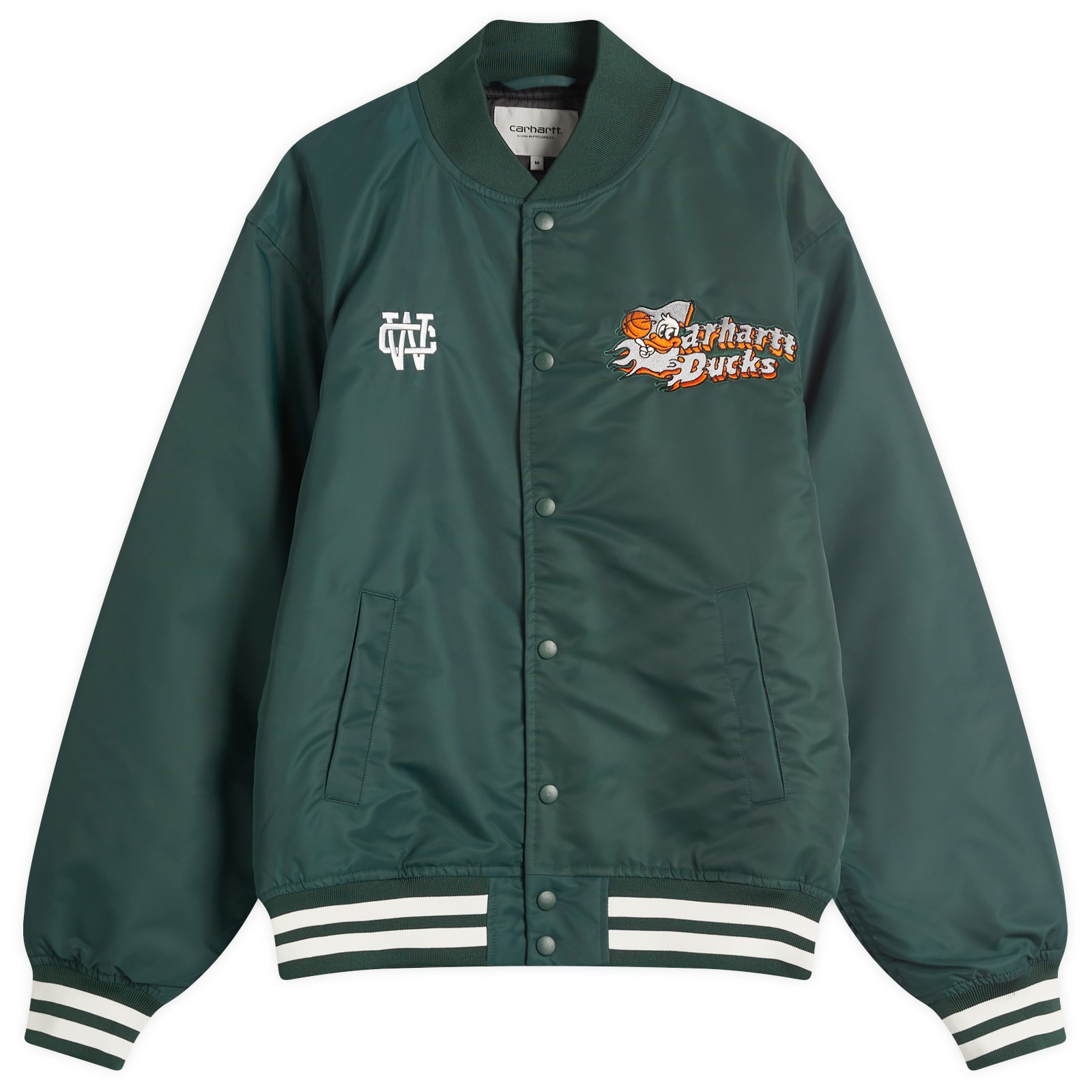 Carhartt WIP Flaming Ducks Bomber Jacket Conifer & Wax | END