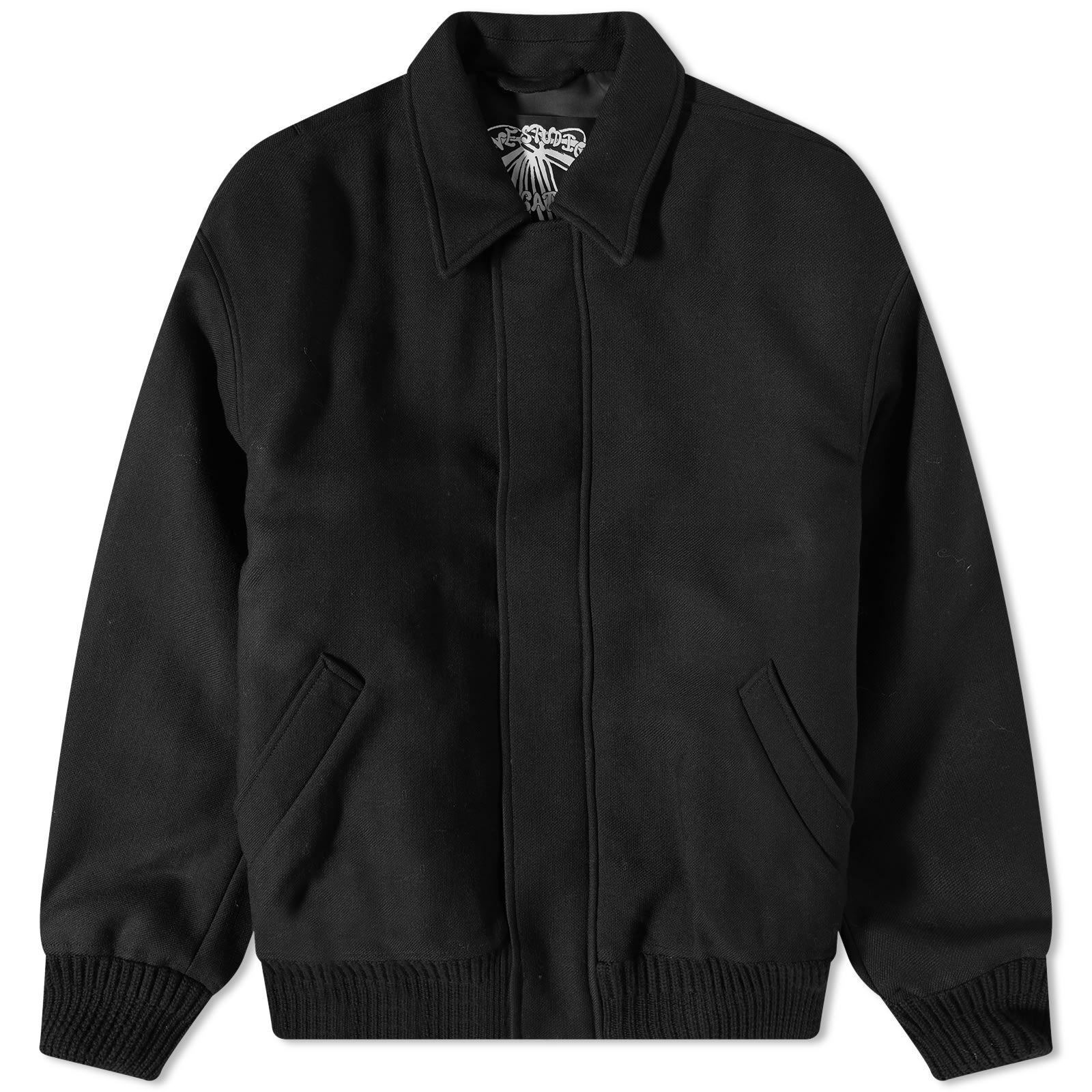 ACNE STUDIOS Omagi Varsity Jacket in Green | endource