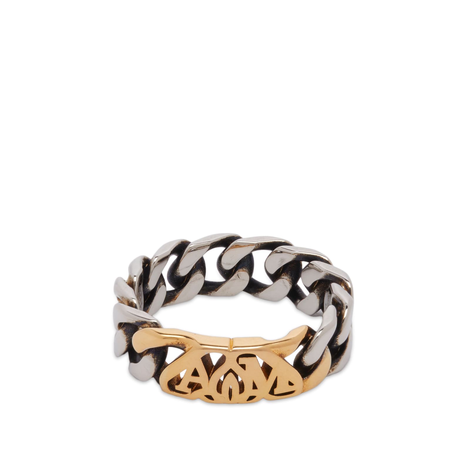 Jewellery Alexander Mcqueen Mens Ring McQueen Snake And Skull Ring