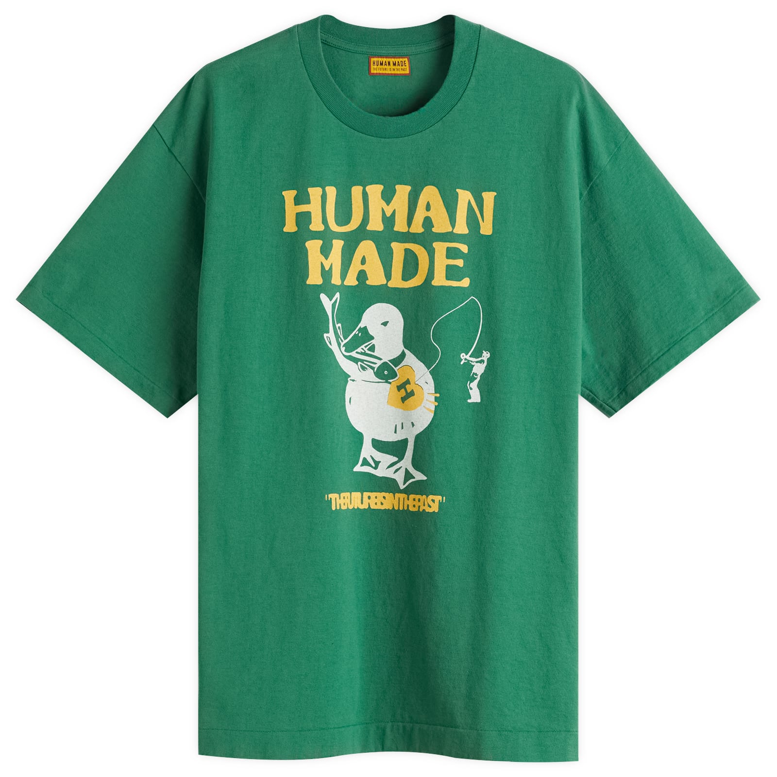 HUMAN MADE○Fishing Duck T-Shirt〇関税送料込 Human Made Men's Fishing Duck T-Shirt in White Human Made