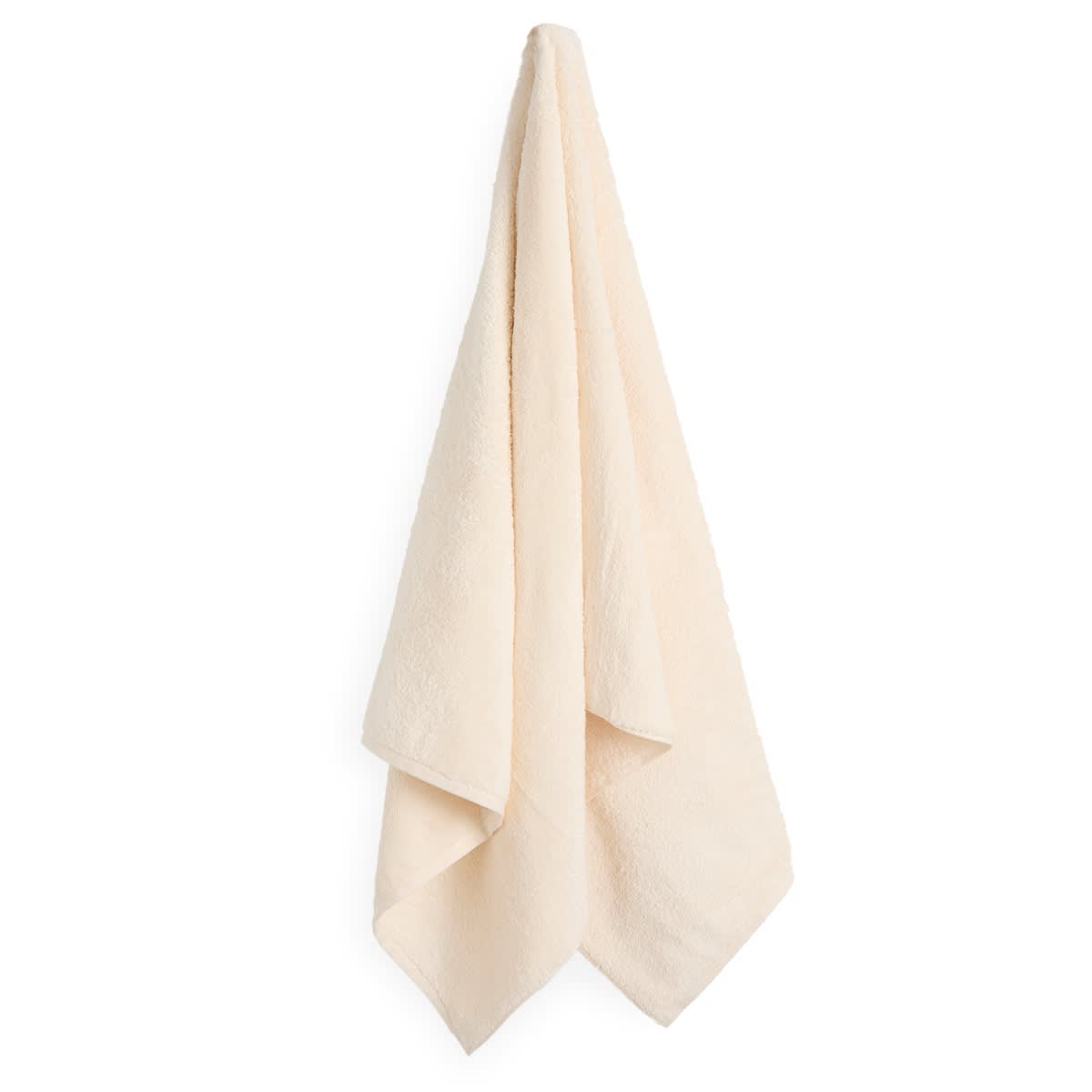 Tekla Fabrics Unisex Ivory Organic Terry Bath Towel