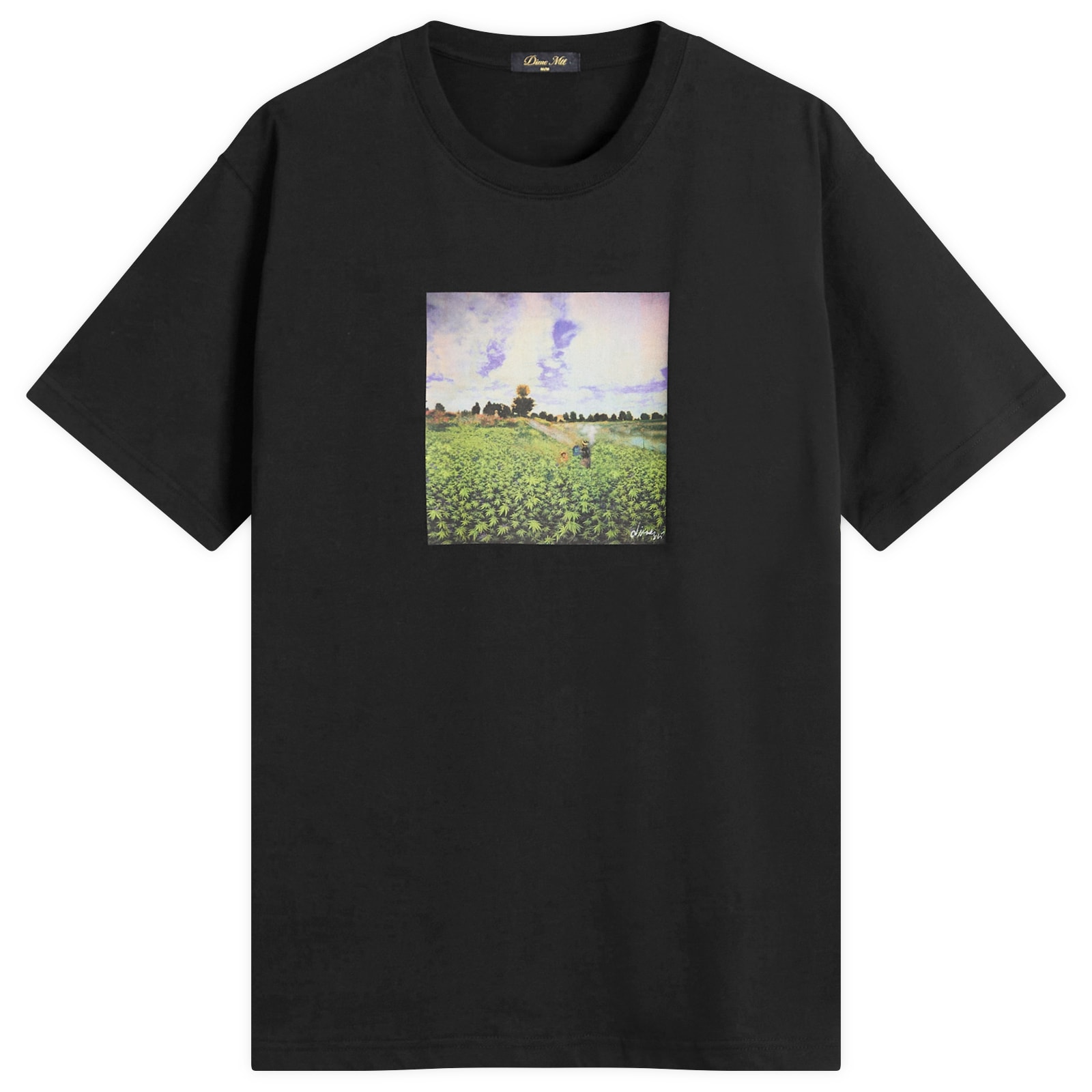 Dime Men's GPS T-Shirt Black - Curated Menswear